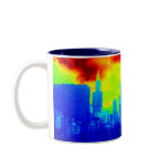 Retro Chicago Skyline Mug