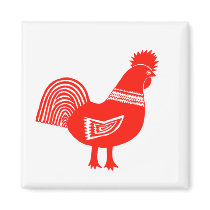 Retro Chick Magnets