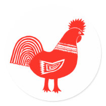 Retro Chick Stickers