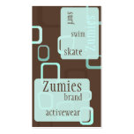 Retro Chocolate Business Cards