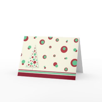 Retro Christmas - Card card