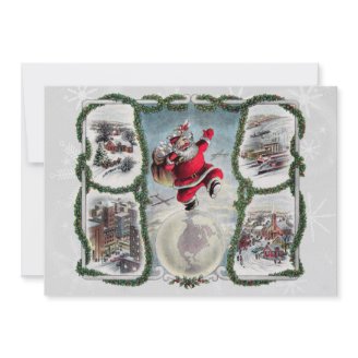 Retro Christmas Invitation