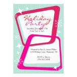 Retro Christmas Party Invitations