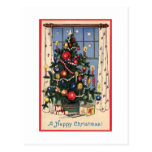 Retro Christmas Postcard