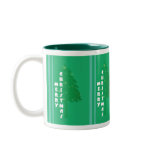 Retro Christmas Tree Design Coffee Mug
