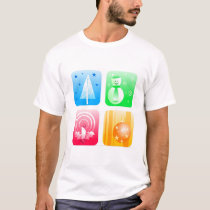 retro Christmas t-shirts