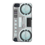 retro chrome color boom box ghetto blaster boombox