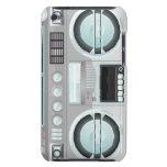 retro chrome color boom box ghetto blaster boombox barely there iPod cover
