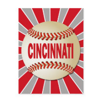 RETRO CINCINNATI BASEBALL POSTCARDS