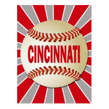 RETRO CINCINNATI BASEBALL POSTCARDS