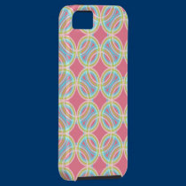 retro circle pop art pattern vintage iphone 5 case casemate cases