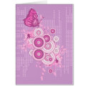 retro circles and butterfly design cards by doonidesigns retro circles and butterfly design cards