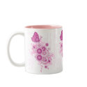 retro circles and butterfly design, retro circl... mugs by doonidesigns retro circles and butterfly design, retro circl... mugs