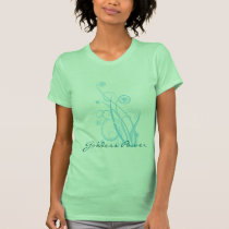 Retro Circles and Loops Goddess Power T Shirt t-shirts
