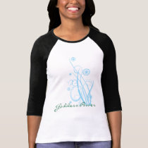 Retro Circles and Loops Goddess Power T Shirt t-shirts