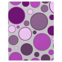 retro circles personalized flyer