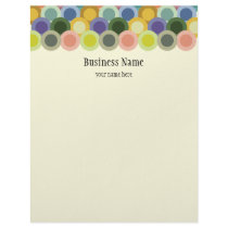 Retro Circles Letterhead