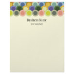 Retro Circles Letterhead