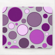 retro circles mousepads