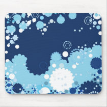 retro circles mousepads