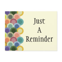 Retro Circles Postcard by Pen_And_Ink Retro Circles Postcard