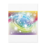 Retro Circles Post Card Retro Circles Post Card