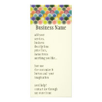 Retro Circles Rack Card