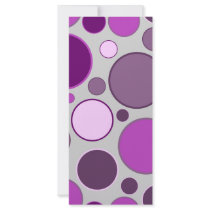 retro circles rack card