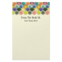 Retro Circles Stationery