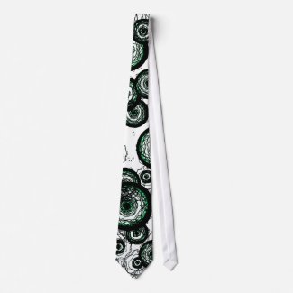 Retro Circles Tie Scribble tie