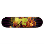 Retro Circus Skate Board Deck
