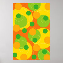 Retro Citrus Poster