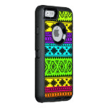 retro, classic, pattern, teal, vintage, OtterBox iPhone 6/6s case