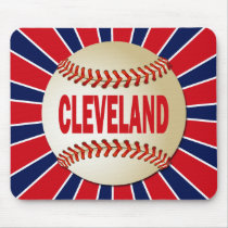 RETRO CLEVELAND BASEBALL MOUSEPAD