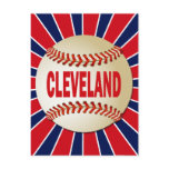 RETRO CLEVELAND BASEBALL POST CARDS