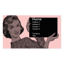 Retro Clipboard Business Card