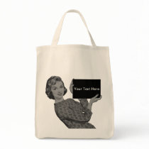 Retro Clipboard Canvas Bag