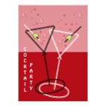 retro Cocktail party Invitation invitations