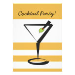 retro Cocktail party Invitation invitations
