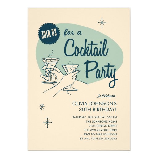 Retro Cocktail Party