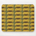 Retro Coffee Cups on khaki green mousepad by mazarakes Retro Coffee Cups on khaki green mousepad