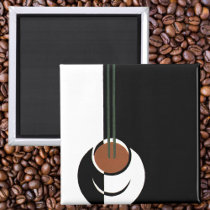 Retro Coffee magnets