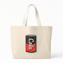 retro cola can design bags
