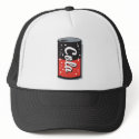 retro cola can design hats