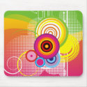 Retro colorful mousepad