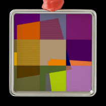 Retro Colorful Pop Art Ornaments ornaments