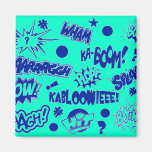 Retro Comic Call-Outs Magnet