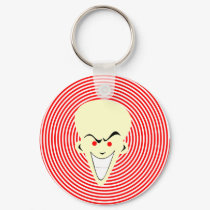 Retro comic-toon Hypnotizer guy. keychains