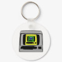 "Retro Computer keychains by wildbarrier "Retro Computer keychains