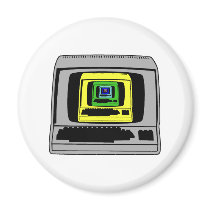 "Retro Computer Magnets